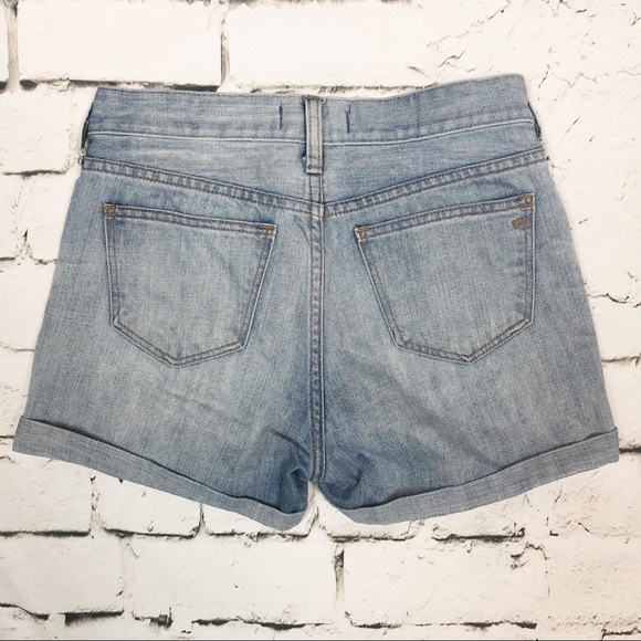 Madewell Distressed light blue Jean Shorts Size 24 - Picture 6 of 6